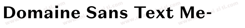 Domaine Sans Text Me字体转换